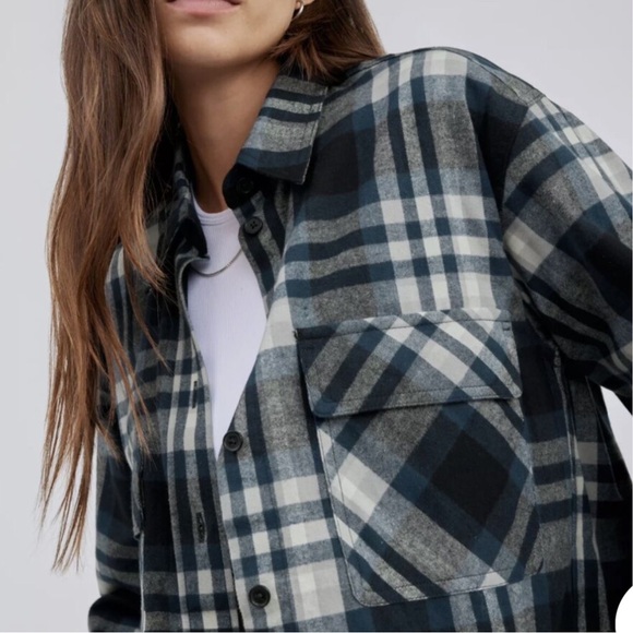 The Group by Babaton flannel shirt size S - Picture 2 of 5